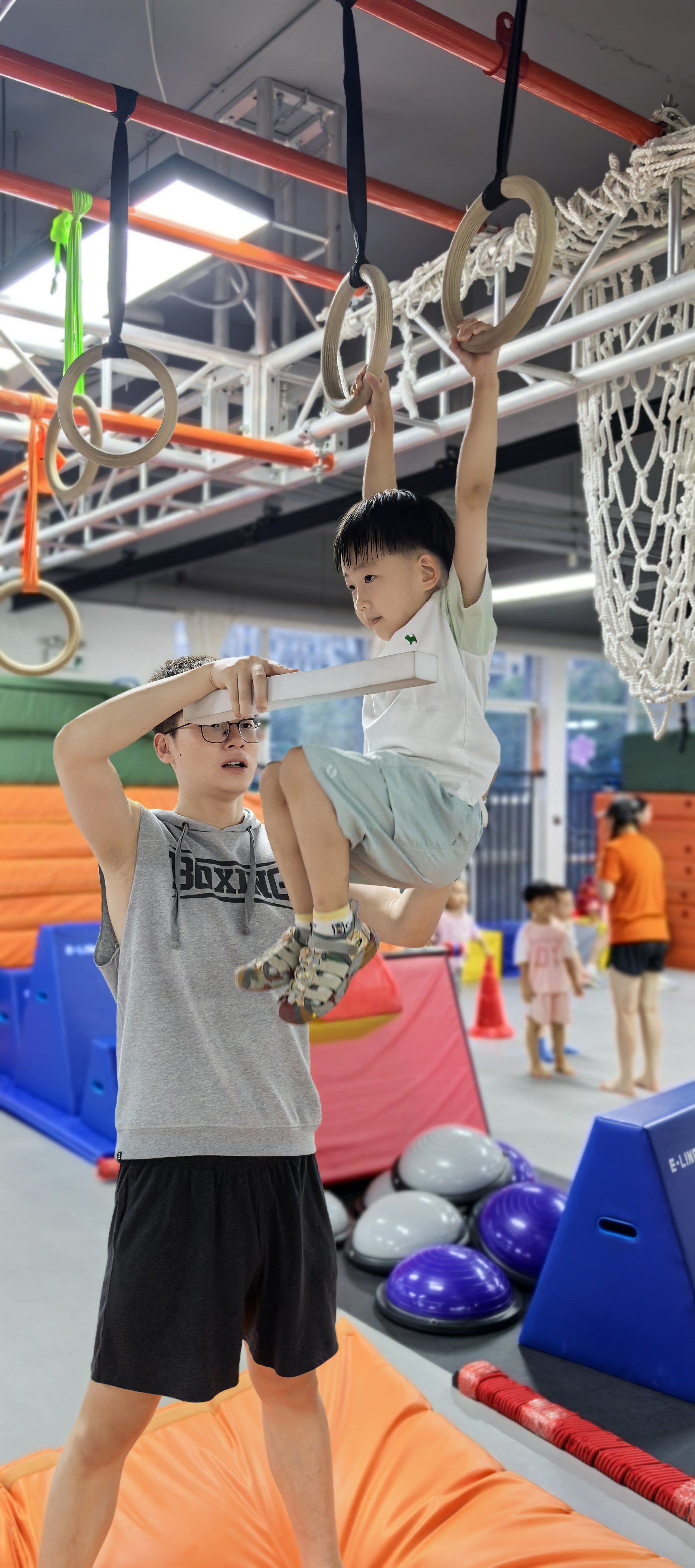 石家庄市长安区第十二幼儿园开展日常篮球体能课(图1)